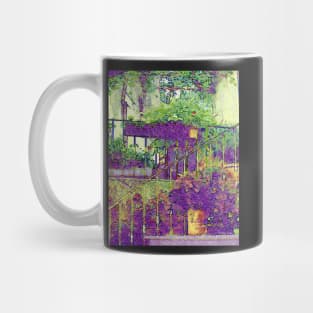 Staircase with lavender in the provence Mug